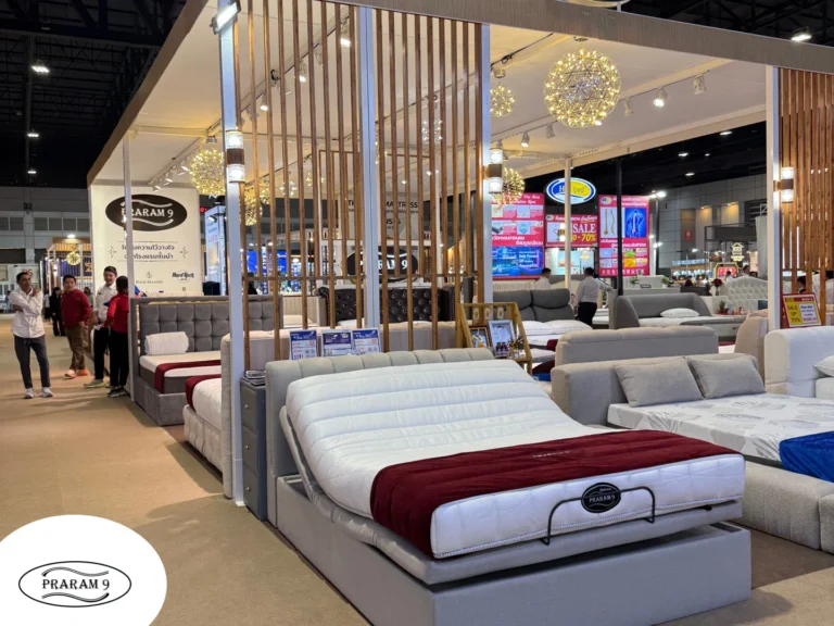 ผลงานออกแบบ ผลิต จัดส่ง ติดตั้ง ที่นอน เตียงนอน โซฟาของแบรนด์ที่นอนพระราม 9 (1)